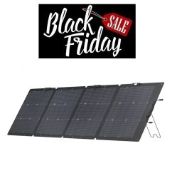 Ecoflow kaksipuolinen taiteltava aurinkopaneeli 220W NextGen