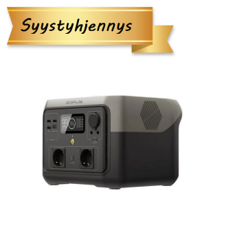Ecoflow RIVER 2 MAX kannettava 512 Wh virta-asema 500W invertterillä