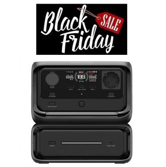 Ecoflow RIVER 3 MAX kannettava 572 Wh virta-asema 600W invertterillä