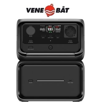 Ecoflow RIVER 3 MAX Plus kannettava 858 Wh virta-asema 600W invertterillä