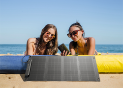 Ecoflow taiteltava aurinkopaneeli 28W USB-C ja USB-A