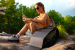 Ecoflow taiteltava aurinkopaneeli 28W USB-C ja USB-A