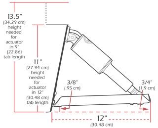 Lenco trimmilevysarja 12 x 9" matala