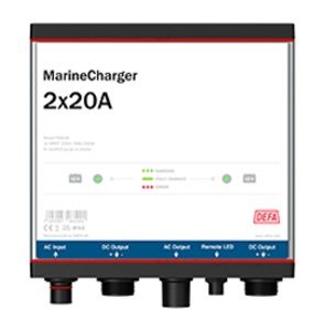 Defa PowerSystems MarineCharger 2x20A maasähkölaturi