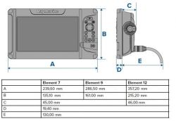 Raymarine Element 9 HV HV-100.02 peräpelianturilla ja pilkkivarustuksella