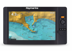 Raymarine Element 12S kaikuluotaimella ja LightHouse kartalla