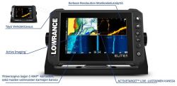 Lowrance ELITE FS 9 kaikuluotain/karttaplotteri