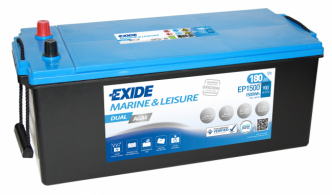 Exide Marine DUAL AGM 180 Ah Akku