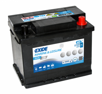 Exide Marine DUAL AGM 60 Ah Akku