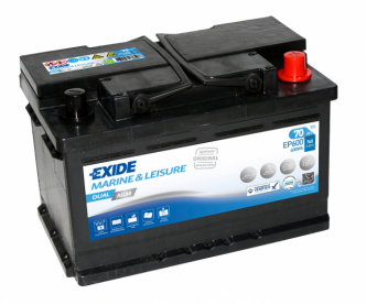 Exide Marine DUAL AGM 70 Ah Akku