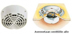 Vetus FAN kansiventtiilin sähkötuuletin 12 V