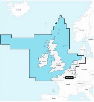 Garmin Navionics+ NSEU628L Englanti, Irlanti ja Hollanti