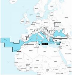 Garmin Navionics+ NSEU643L Välimeri ja Mustameri