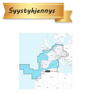 Garmin Navionics+ NSEU646L Läntinen Eurooppa