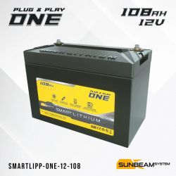 SUNBEAMsystem SMART LITHIUM Plug & Play ONE akku 108 Ah, 12 V