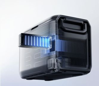 EcoFlow GLACIER Classic 35L kannettava jääkaappi-pakastin, 35 litraa + integroitu 298 Wh Lithium-akku BUNDLE