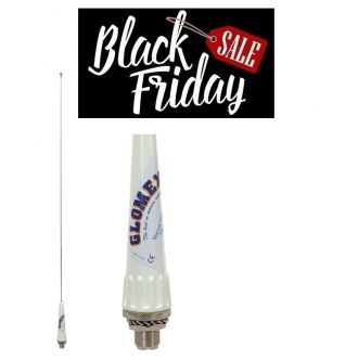 Glomex RA109SLS VHF-antenni teräs