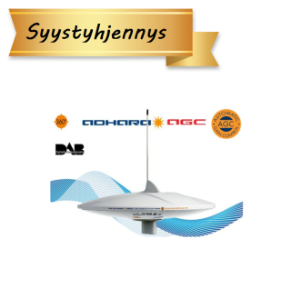 Glomex V9150AGC DAB20 Adhara TV/FM/DAB-antenni usealle vastaanottimelle