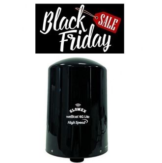 Glomex WeBBoat 4G Lite HIGH SPEED Internet-järjestelmä, musta