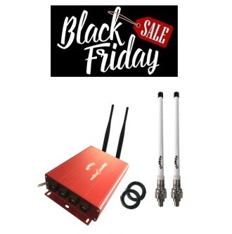 Glomex weBBoat Link 4G PRO EXT GSM/Wi-Fi internet-järjestelmä ulkoantenneilla