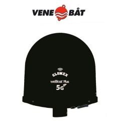 Glomex WeBBoat Plus 5G Dual SIM ja WiFi internet-järjestelmä, musta