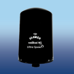 Glomex WeBBoat 4G Ultra Speed Internet-järjestelmä, musta