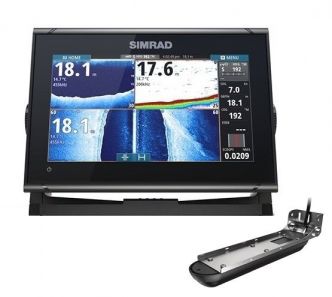 Simrad GO9 XSE kaikuplotteri Active Imaging 3-in-1 peräpeilianturi + Halo20+ tutka