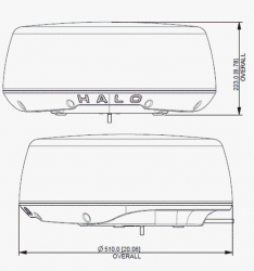 Lowrance HALO20 tutka