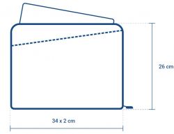 727 Sailbags tietokonelaukku, musta