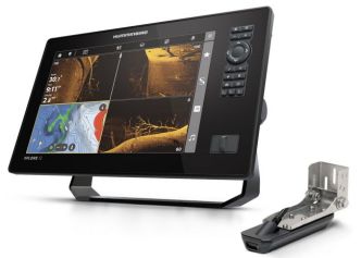 Humminbird XPLORE 12 CMSI+ kaikuplotteri peräpeilianturilla ja Mega Live 2 anturi
