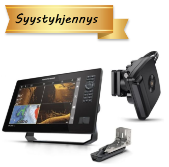 Humminbird XPLORE 12 CMSI+ kaikuplotteri peräpeilianturilla ja Mega Live 2 anturi