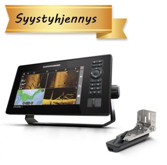 Humminbird XPLORE 9 CMSI+ kaikuplotteri peräpeilianturilla