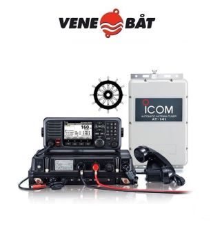 Icom IC-GM800 MF/HF radiopuhelin + AT-141 automaattiviritin
