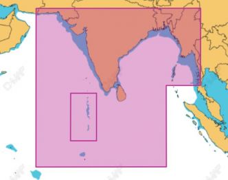 C-MAP REVEAL India, Sri Lanka, Maldives (M-IN-Y201-MS)