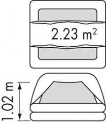 Plastimo Transocean ISO 9650-1 6 hengen kassimalli 