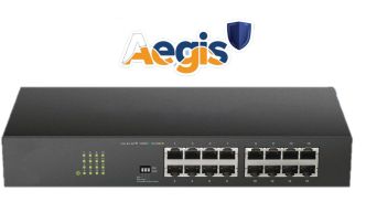 GLOMEX SeaWebSat® OMNIX VLANs 16-portinen hallittava Subnet-VLAN kytkin