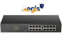 GLOMEX SeaWebSat® OMNIX VLANs 16-portinen hallittava Subnet-VLAN kytkin