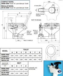 Jabsco Twist 'n' Lock WC-pumppu