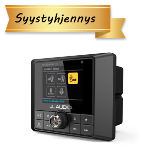 JL Audio MediaMaster® 50 vesitiivis äänilähde täysvärinäytöllä ja 4 x 25 W päätevahvistimella