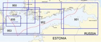 Yleismerikartta 950, Suomenlahti - Saaristomeri 1:250 000