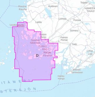 Merikarttasarja D Turunmaan saaristo 2026