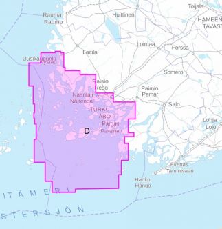 Merikarttasarja D Turunmaan saaristo 2018