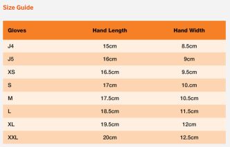 Crewsaver Phase2 short finger purjehdushanska, Junior 4