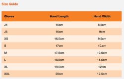 Crewsaver Phase2 short finger purjehdushanska, Junior 4