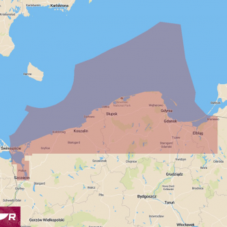 Raymarine LightHouse kartta, Puola
