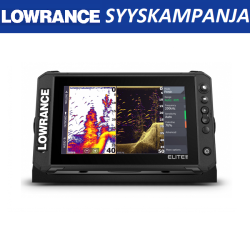 Lowrance ELITE FS 9 kaikuluotain/karttaplotteri