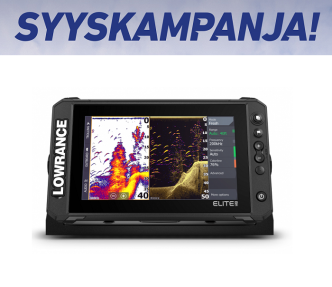 Lowrance ELITE FS 9 kaikuluotain/karttaplotteri