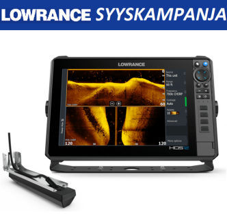 Lowrance HDS-12 PRO kaikuluotain/karttaplotteri ActiveImaging HD 3-in-1 anturilla