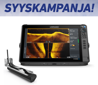 Lowrance HDS-16 PRO kaikuluotain/karttaplotteri ActiveImaging HD 3-in-1 anturilla