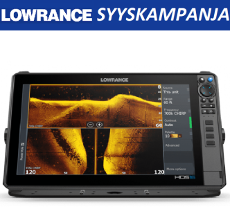Lowrance HDS-16 PRO kaikuluotain/karttaplotteri